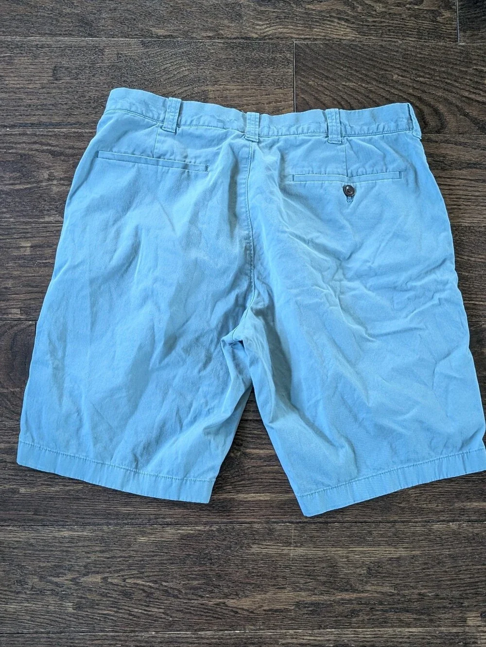 J. Crew Stretch Flat Front Shorts Light Slate Blue